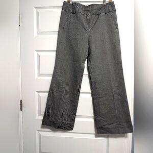 Black and white tiny checkered pants